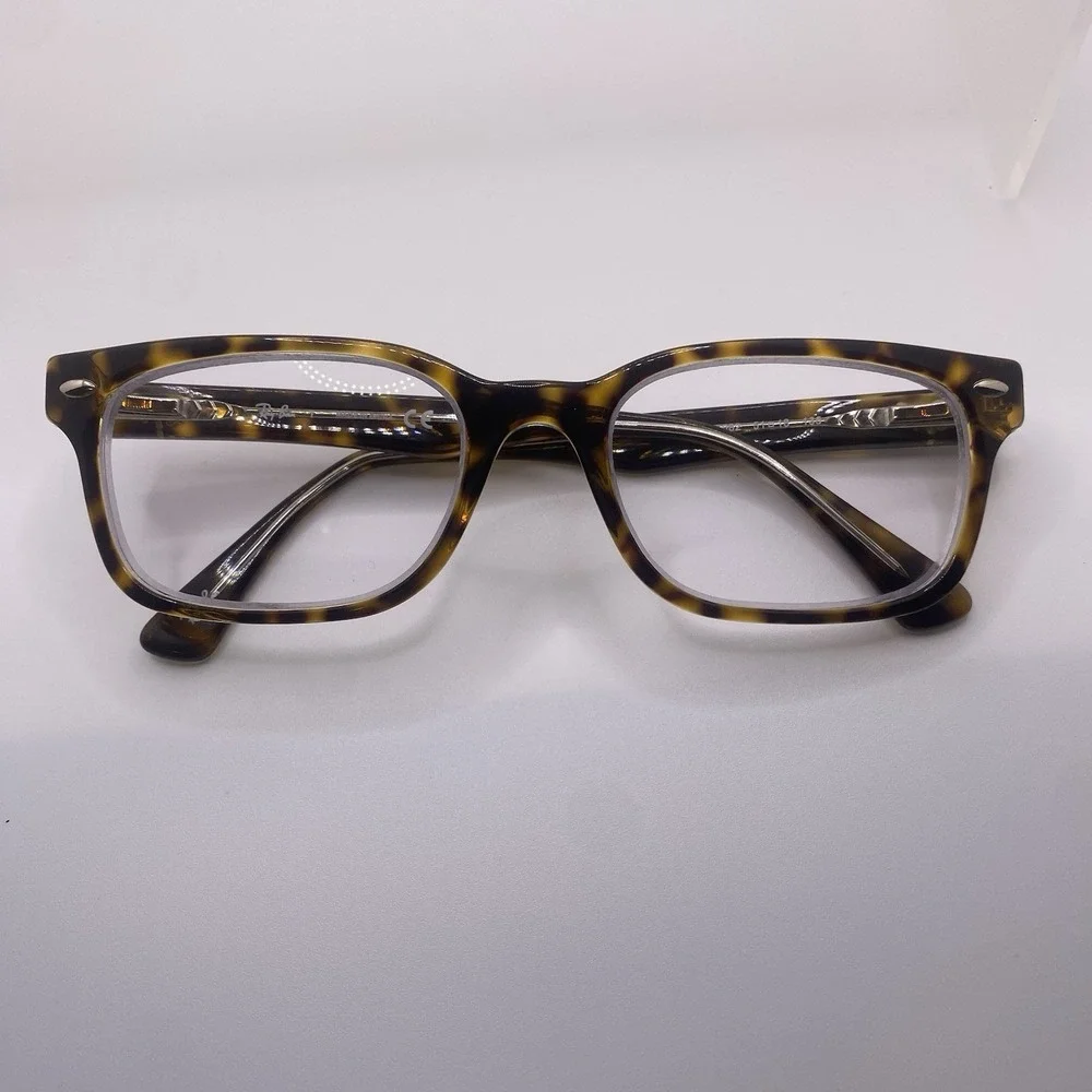 Ray-Ban Eyeglasses FRAMES ONLY RB 5286 51-18-135 Brown Tortoise 487